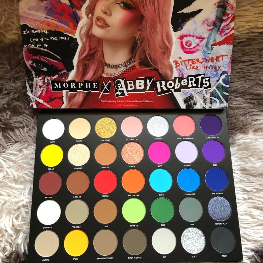 Morphe x Abby Roberts The Artcasts Palette NWT